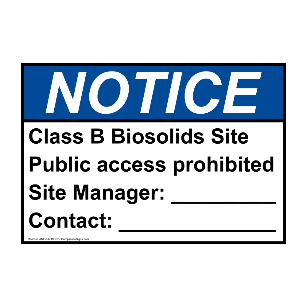 ANSI Used Windshield Washer Fluid Sign ANE31709