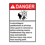Industrial Notices - ANSI Lockout Tagout