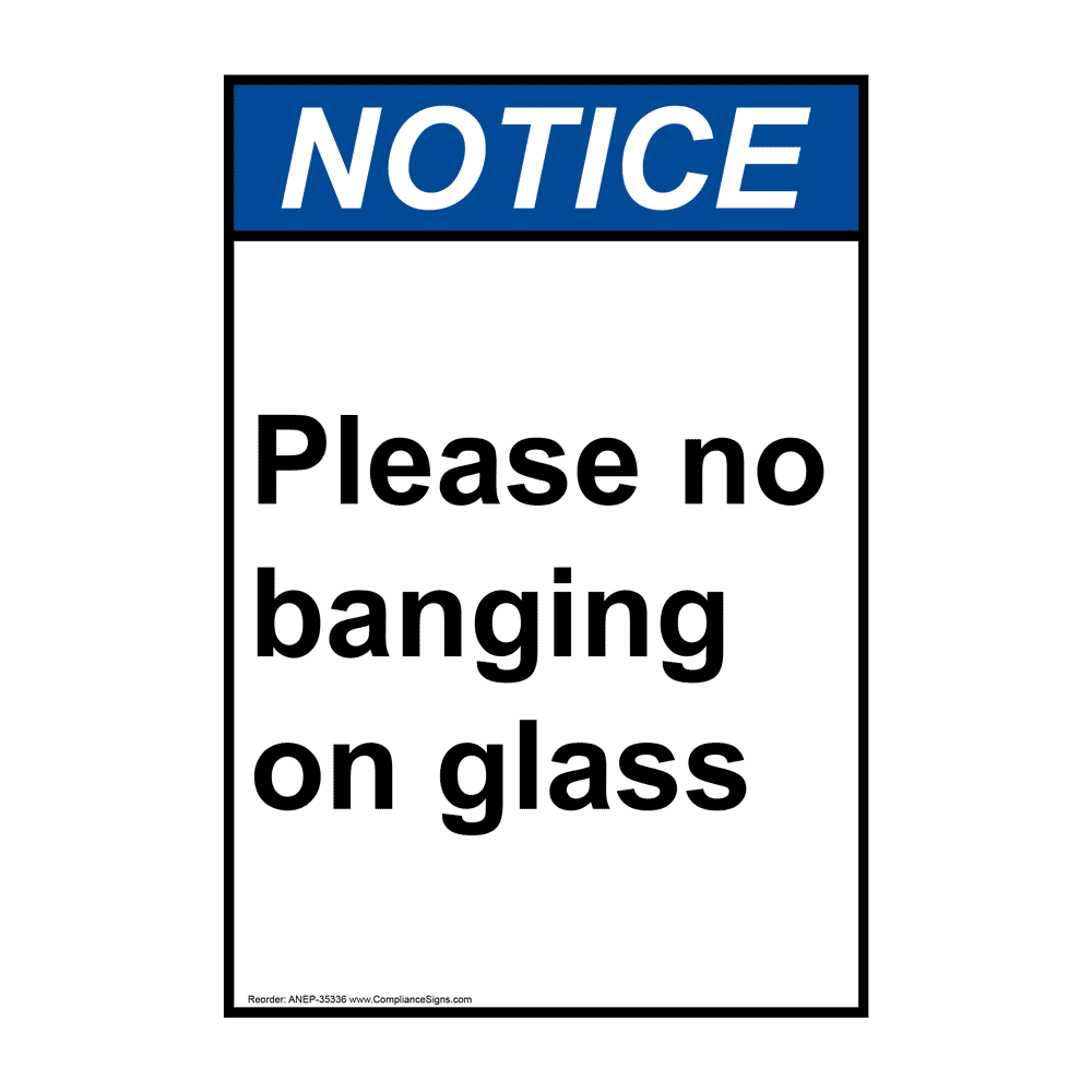 Portrait ANSI No Headphones Or Loose Jewelry Allowed Sign ANEP35321