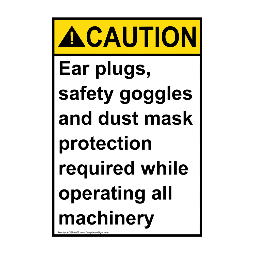 Portrait ANSI DANGER Sulfuric Acid PPE Required Sign ADEP28129 PPE