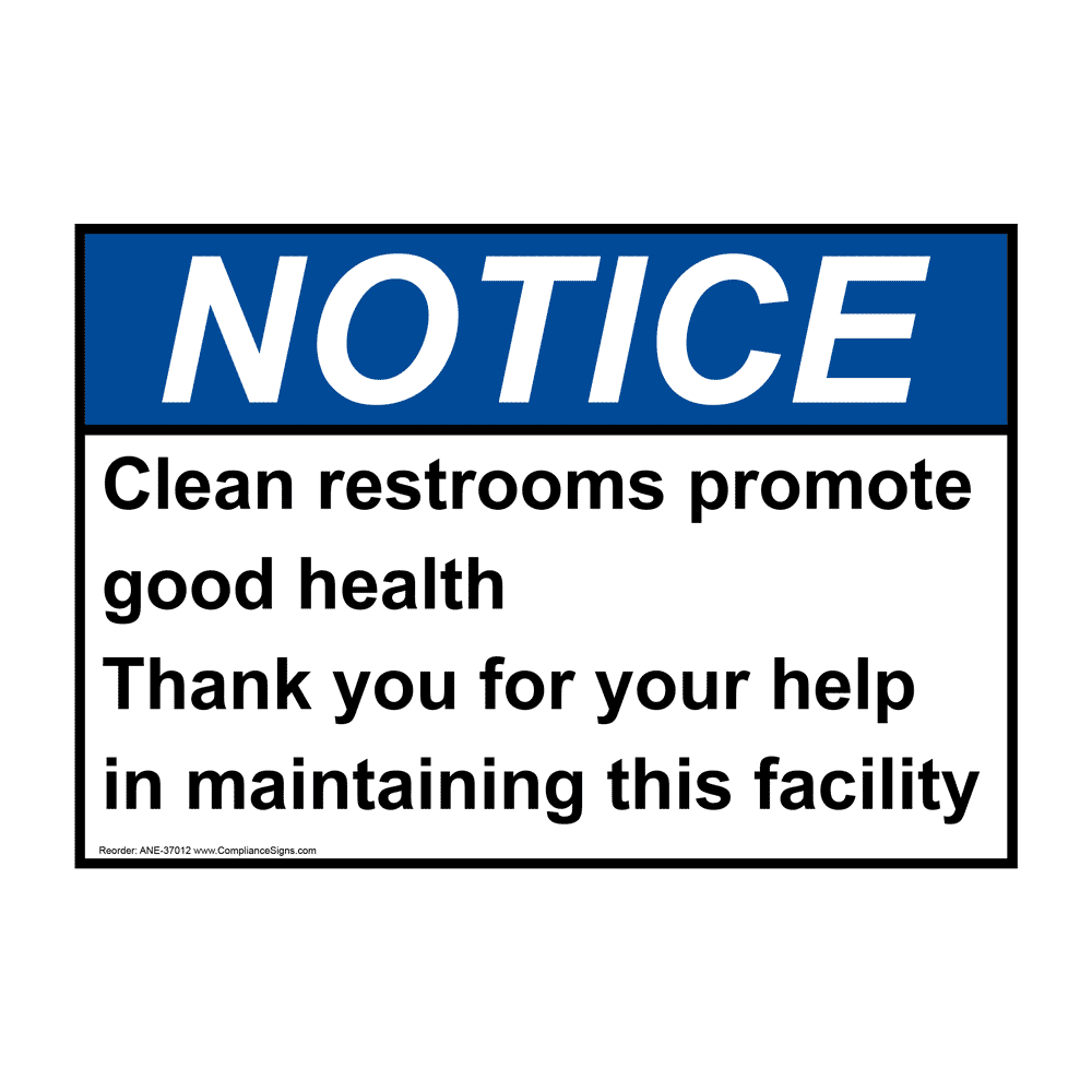 Restroom For Employees Only Sign