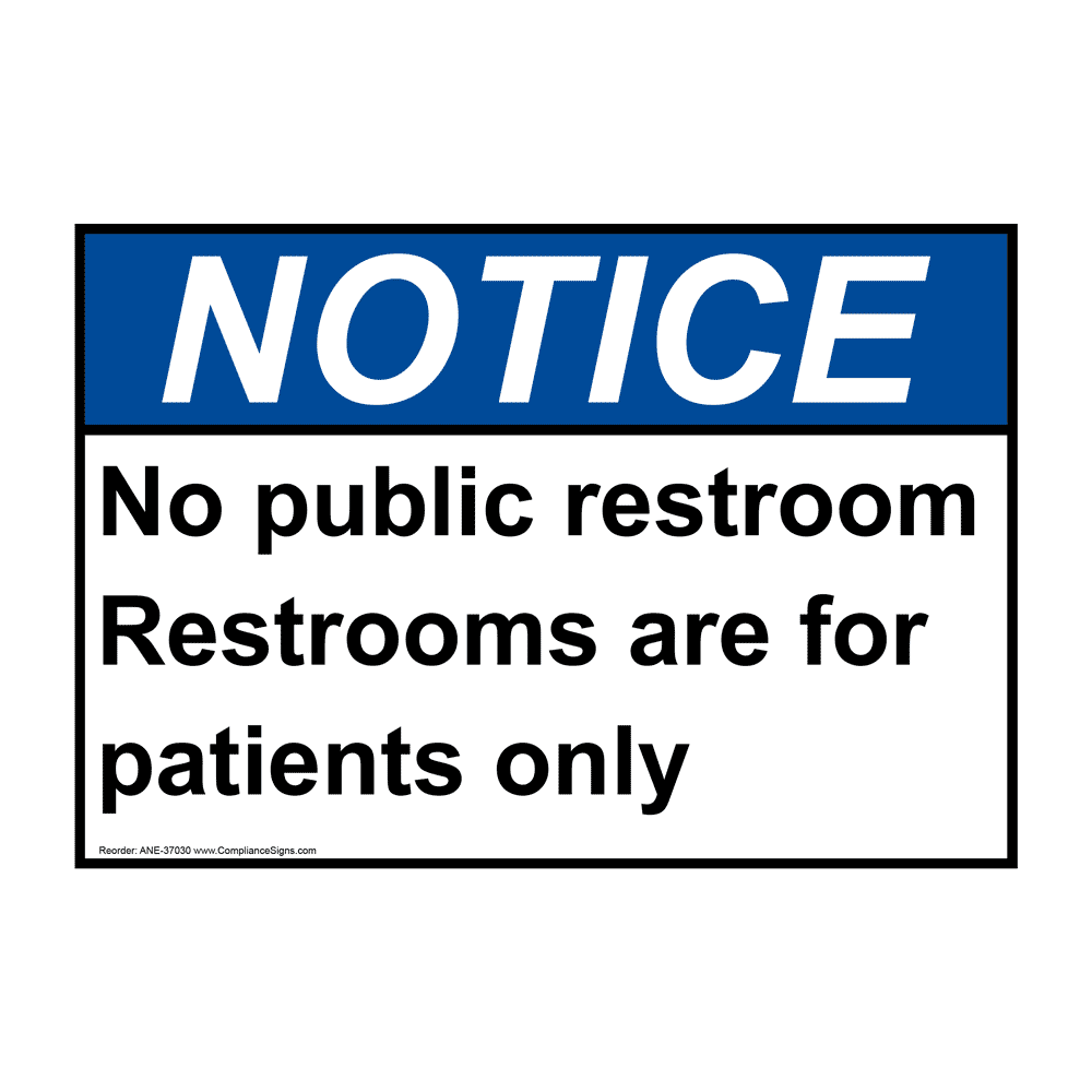 Patients Only Sign Printable