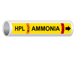 ASME A13.1 HPL Liq Ammonia Pipe Label PIPE-14885