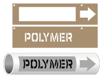 ASME A13.1 Polymer Pipe Marking Stencil PIPE-23985-STENCIL