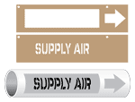 ASME-A13.1 Supply Air Pipe Marking Stencil PIPE-15215-STENCIL