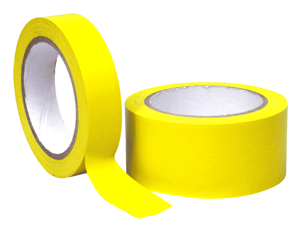 ASME A13.1 Vinyl Safety Tape Tape YellowSolidcolorroll Safety Tape