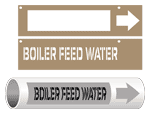 ASME A13.1 Boiler Feed Water Pipe Marking Stencil PIPE-23130-STENCIL