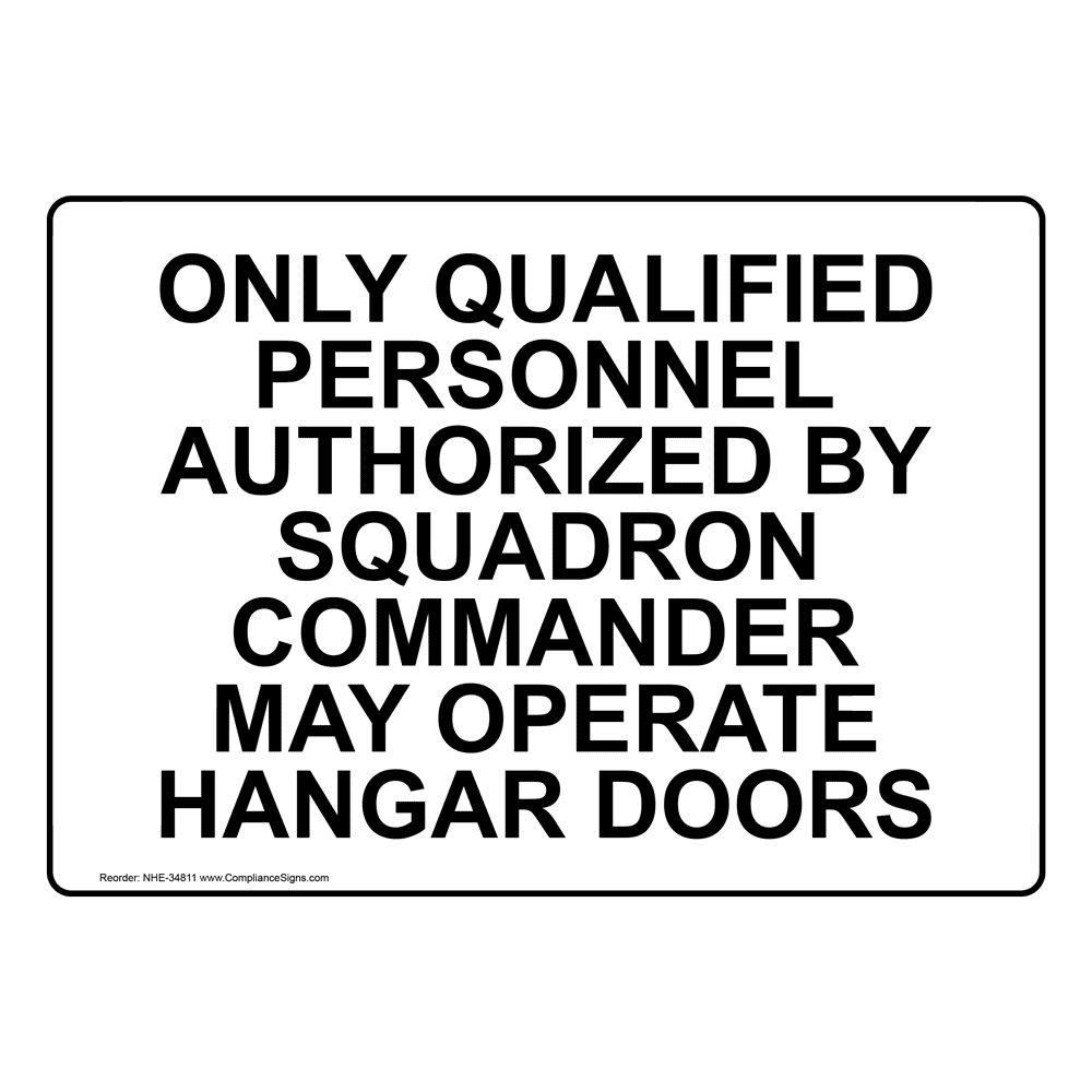 Authorized Access Only Sign
