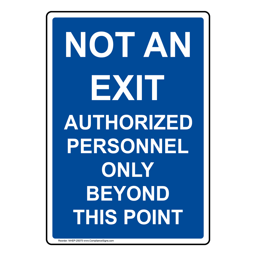 Need Authorized Key Fob To Unlock Door Sign NHE19975