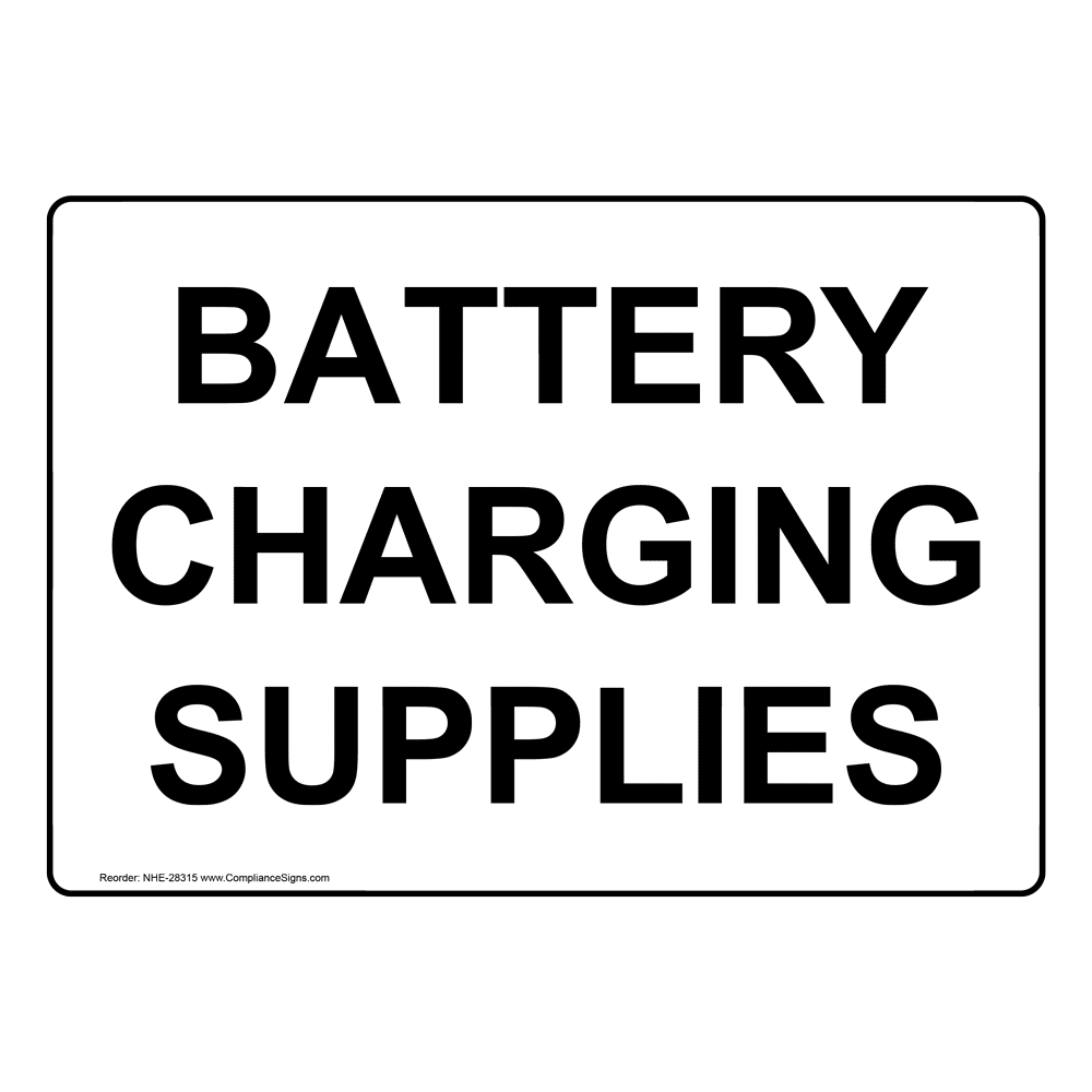 Battery Cables Can Be Pinched Sparking Sign NHE28317