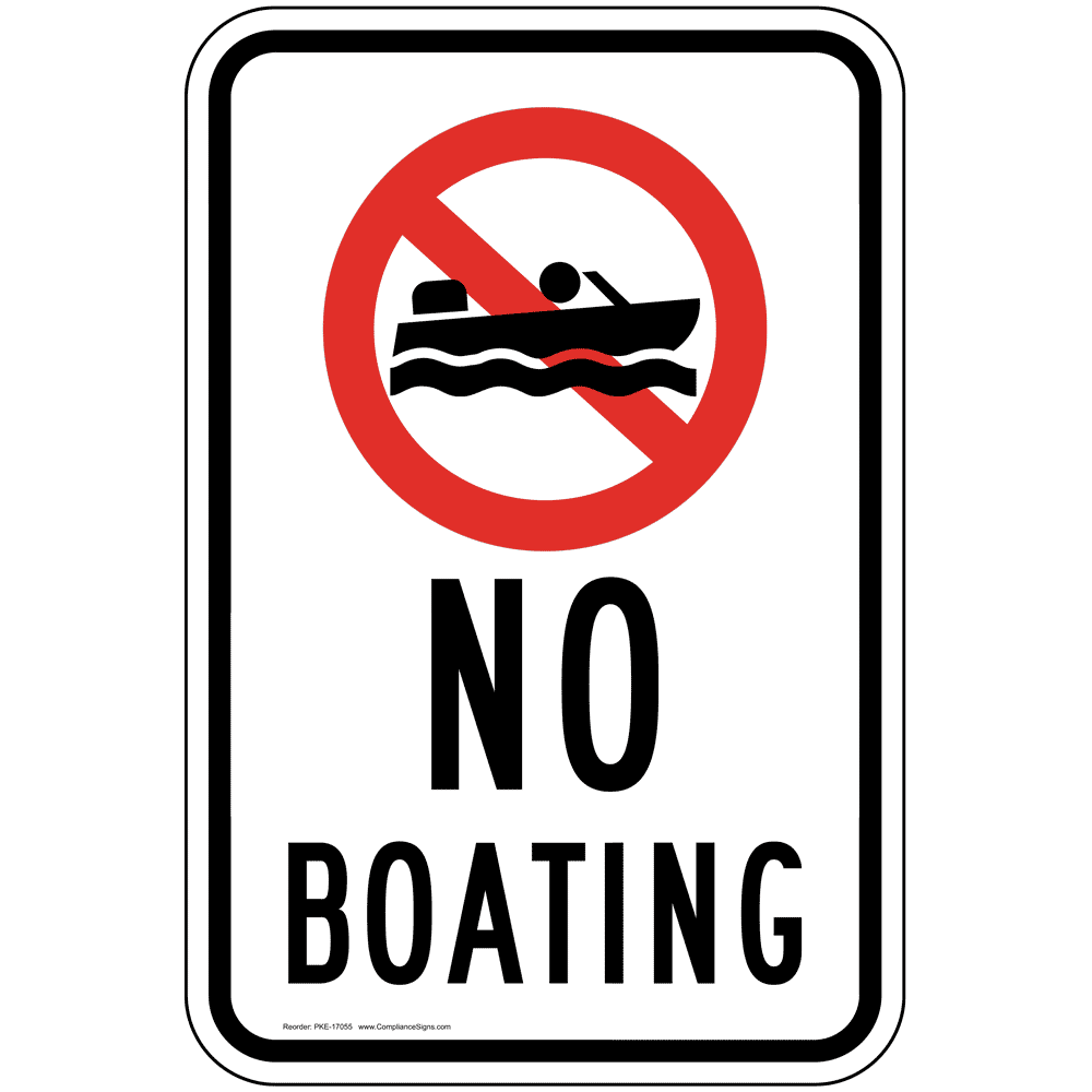 Keep Off Boat Dock Sign PKE17054 Boating / Marine / Fishing