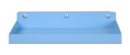 DuraHook 12 in. L x 6-1/2 in. D BLUE Epoxy Steel Shelf