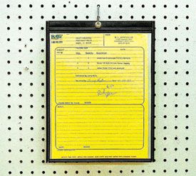 6 in. x 9 in. Heavy Duty Stitched Ticket Holder 10 pk