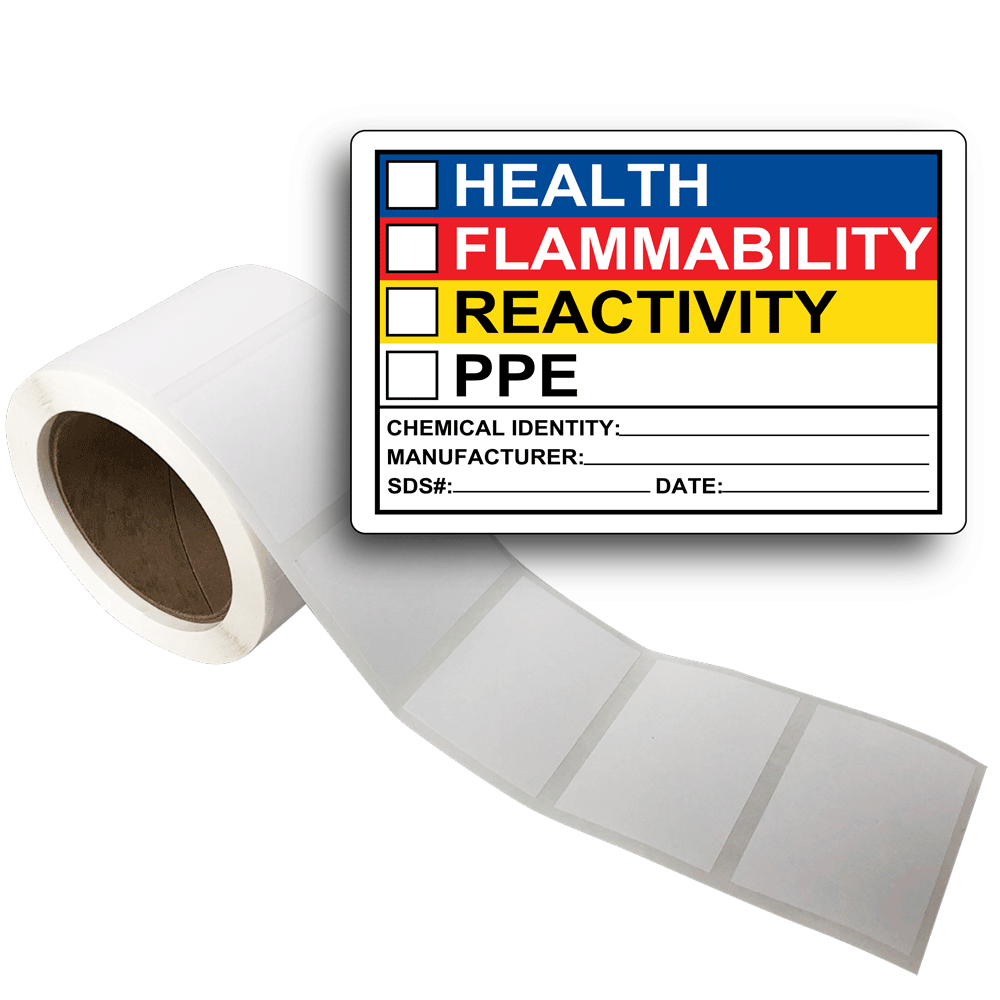 Chemical Roll Label LDRE-35733