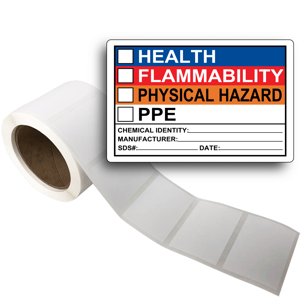 Chemical Roll Label LDRE-35734