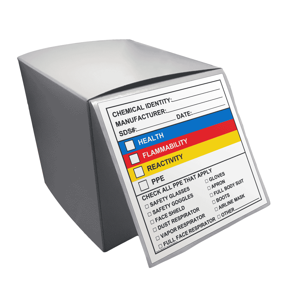 Health Flammability Reactivity Label HAZCHEM35736