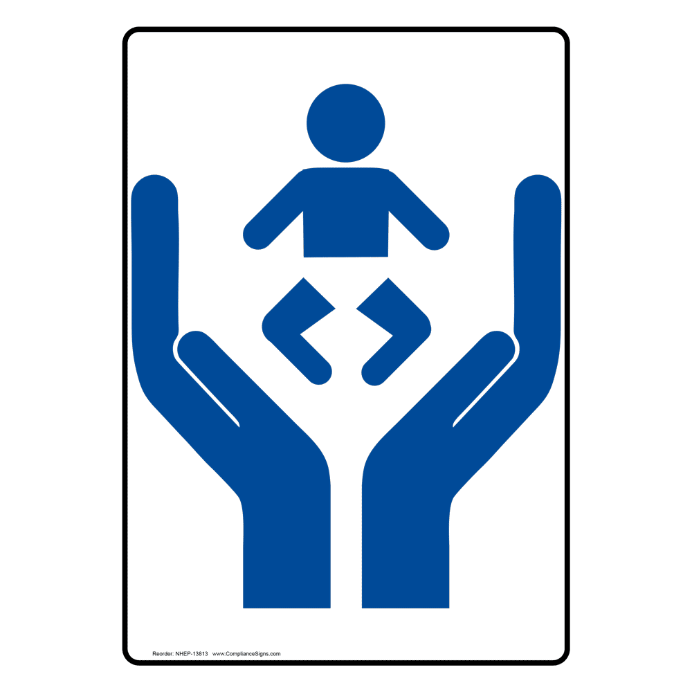 Portrait Child Care Center Symbol Sign NHEP13813