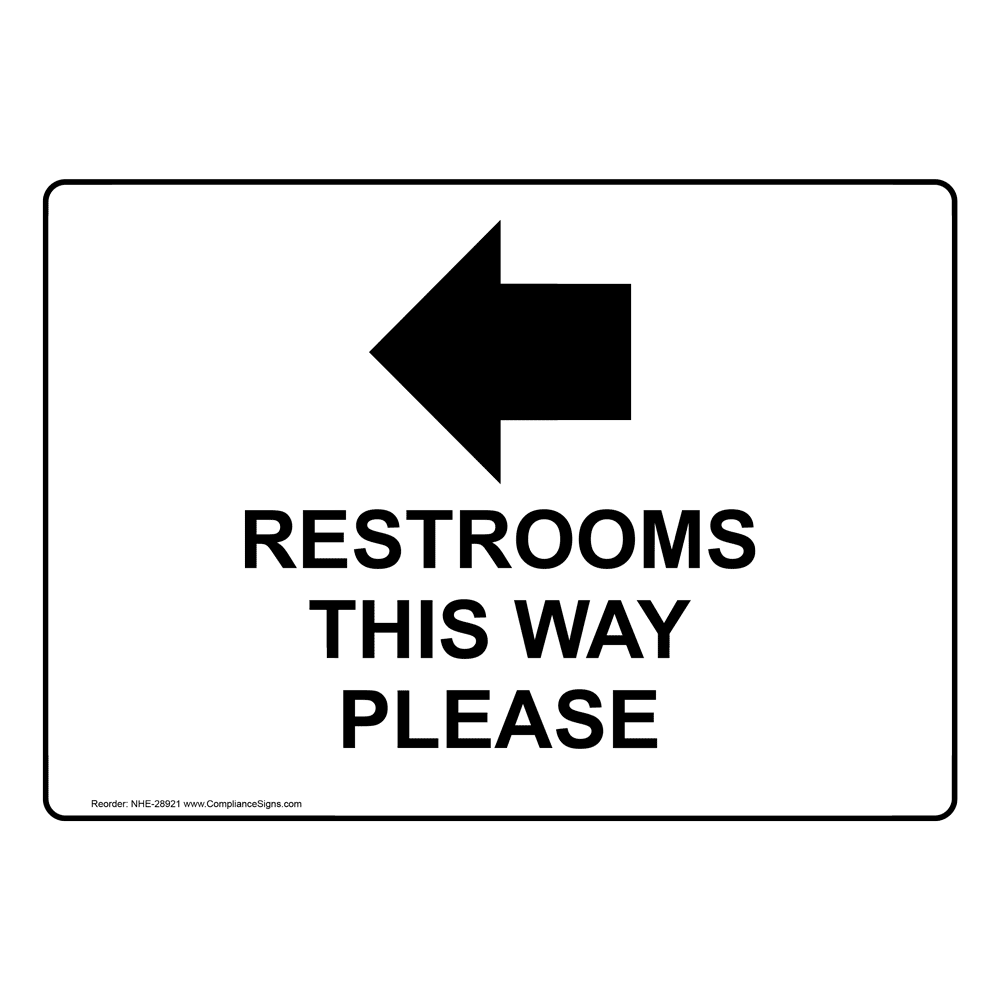 This Way Arrow Sign Printable