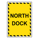 Portrait North Dock Sign NHEP-29443