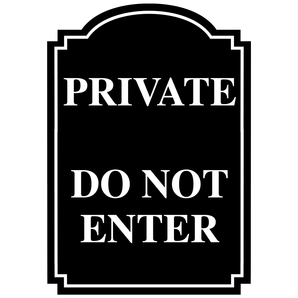 Contact Us Need Help Compliance Signs Search Fast Accurate Delivery Hello Sign In For Account Orders 0 Cart Shop By Category Custom Products Black Engraved Private Do Not Enter Sign Egre White On Black Black Engraved