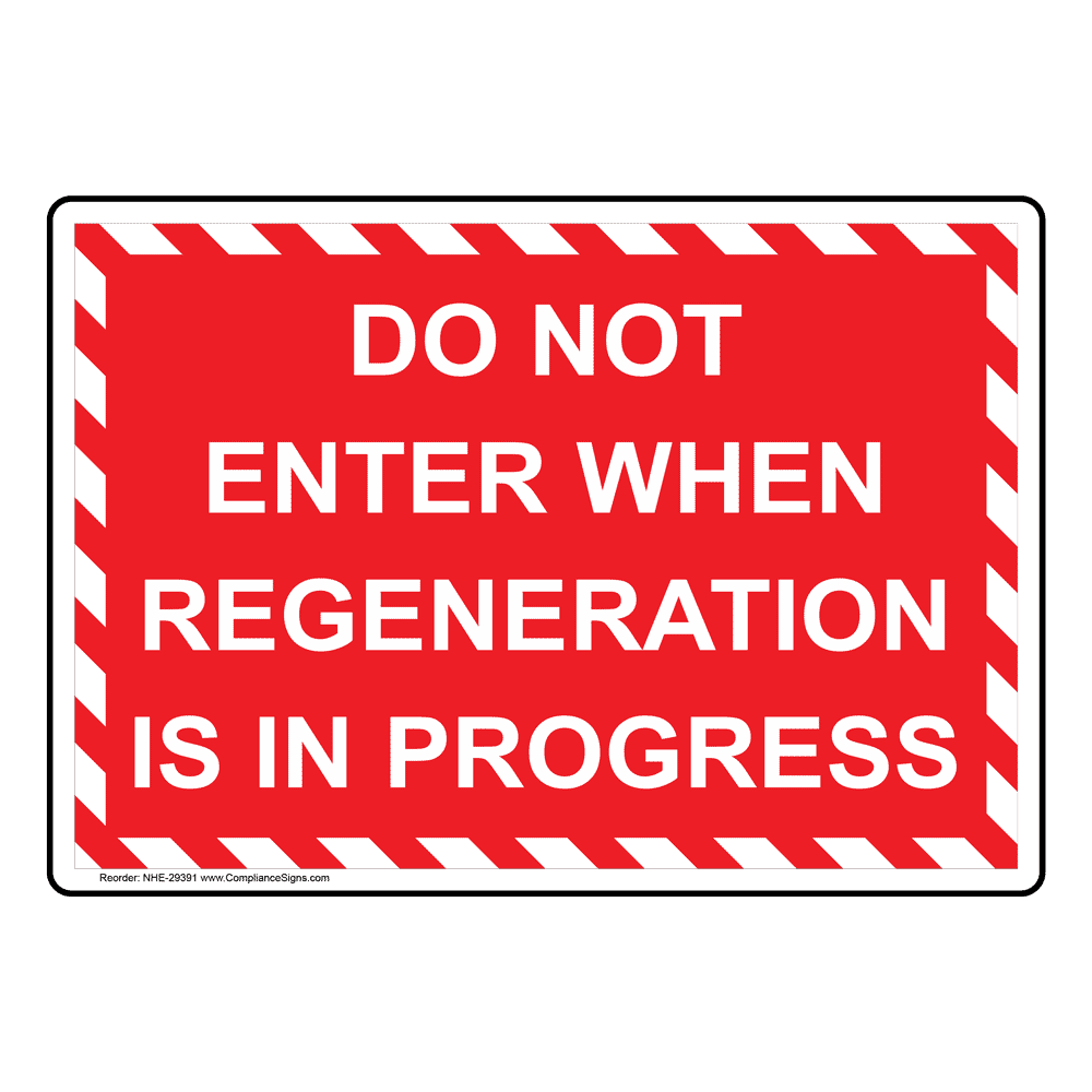 Portrait Do Not Open Door Hatch No Work Performed Sign NHEP 29393
