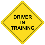 Driver In Training Sign NHE-15854 Transportation
