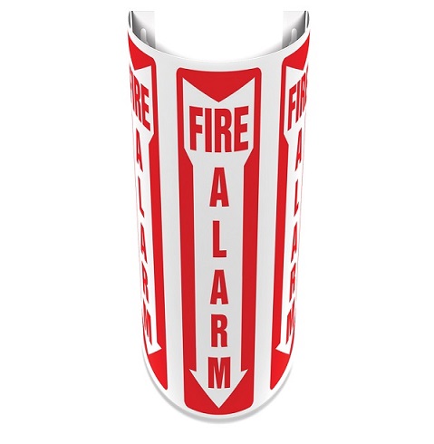 12 inch Slim Fire Alarm 180D Projection Sign