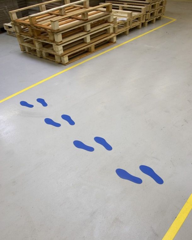 9.5 inch Right and Left DuraStripe Supreme Footprints Set