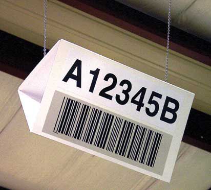 Blank 11 in. x 18 in. Dual Angled Hanging Sign
