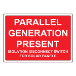 Solar Safety Signs from ComplianceSigns.com