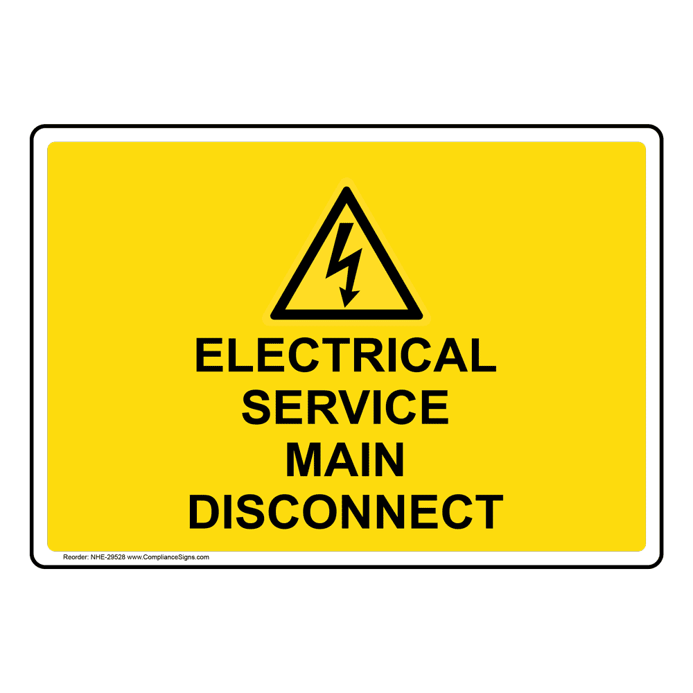 Electrical Disconnect Symbol