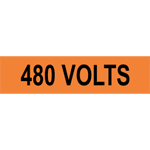 480 Volts Label VLT-13059 Electrical Voltage