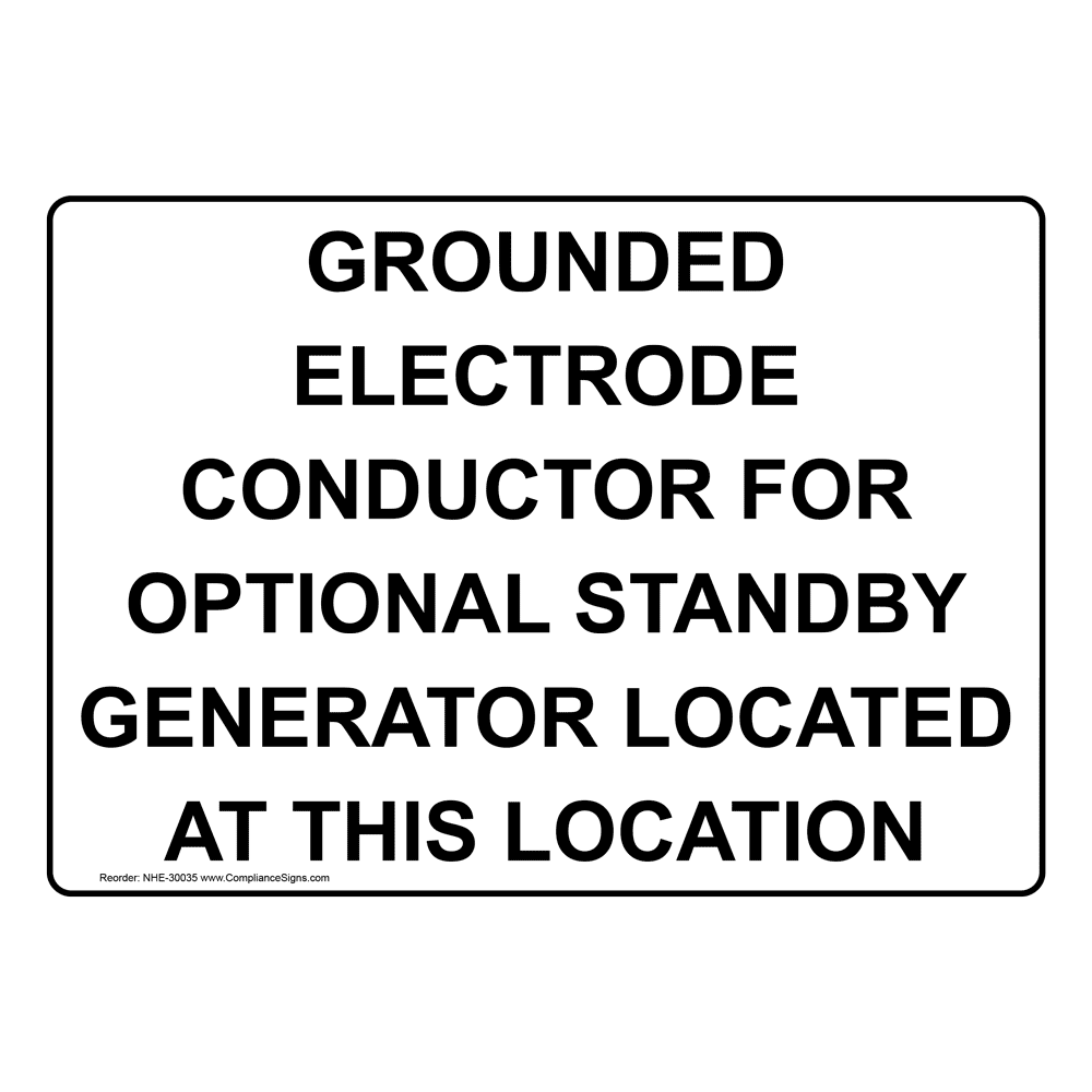 Portrait Electrical Device Produces Ignition Source Sign NHEP30164