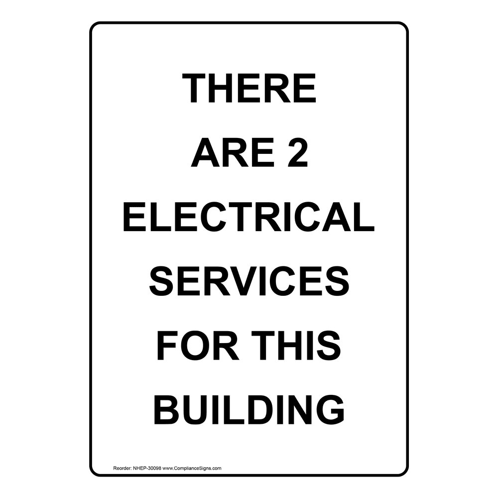 Electrically Classified Area Sign NHE18495 Electrical Warning