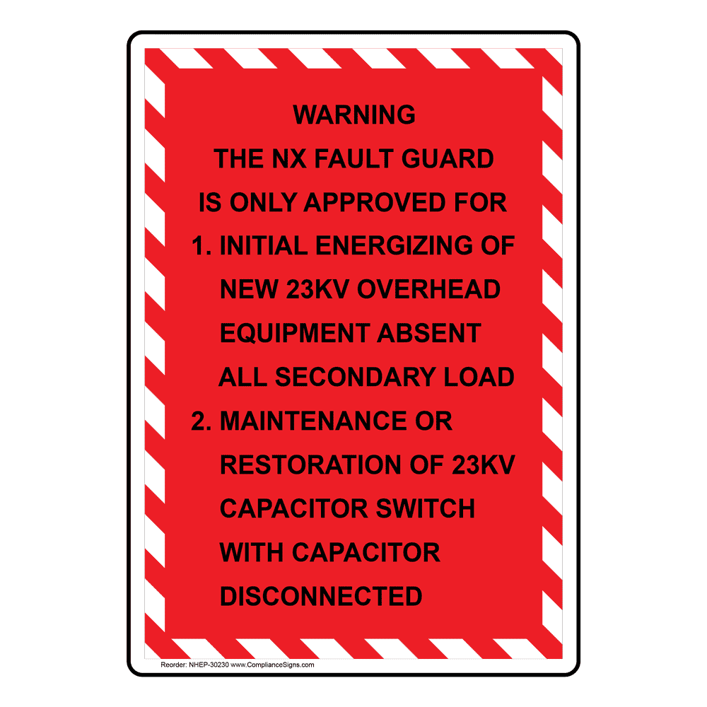 Portrait Warning Test Smoke Alarm Operation Sign NHEP30229