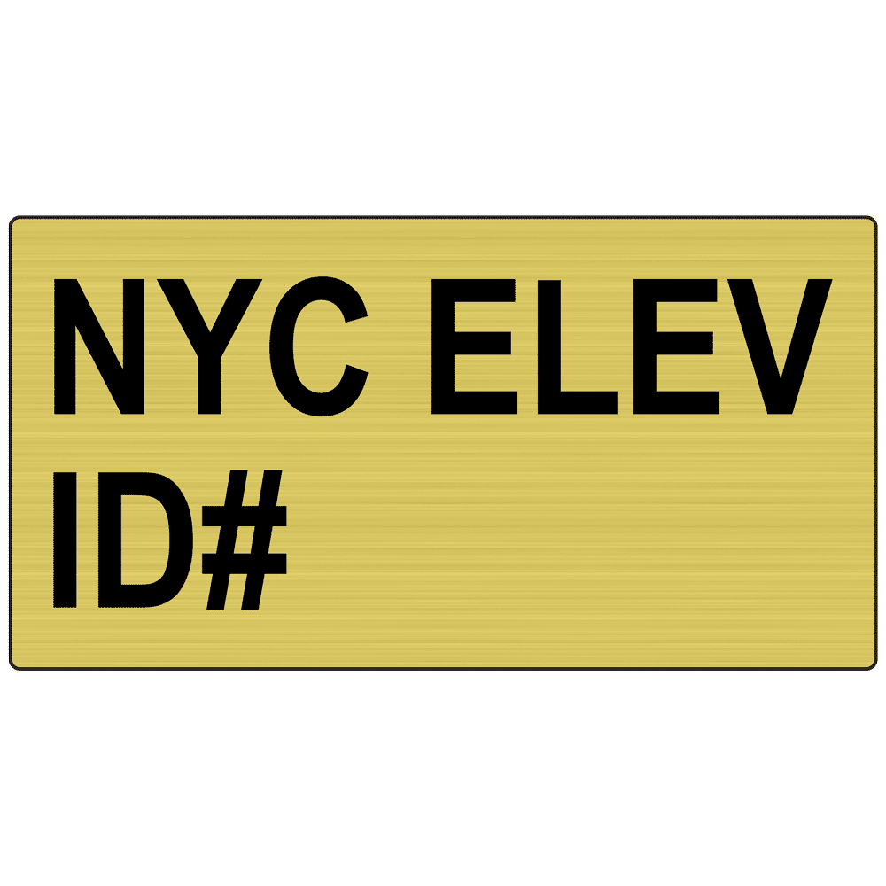 Silver Custom Elevator Capacity Sign EGRE39367Black_on_Silver