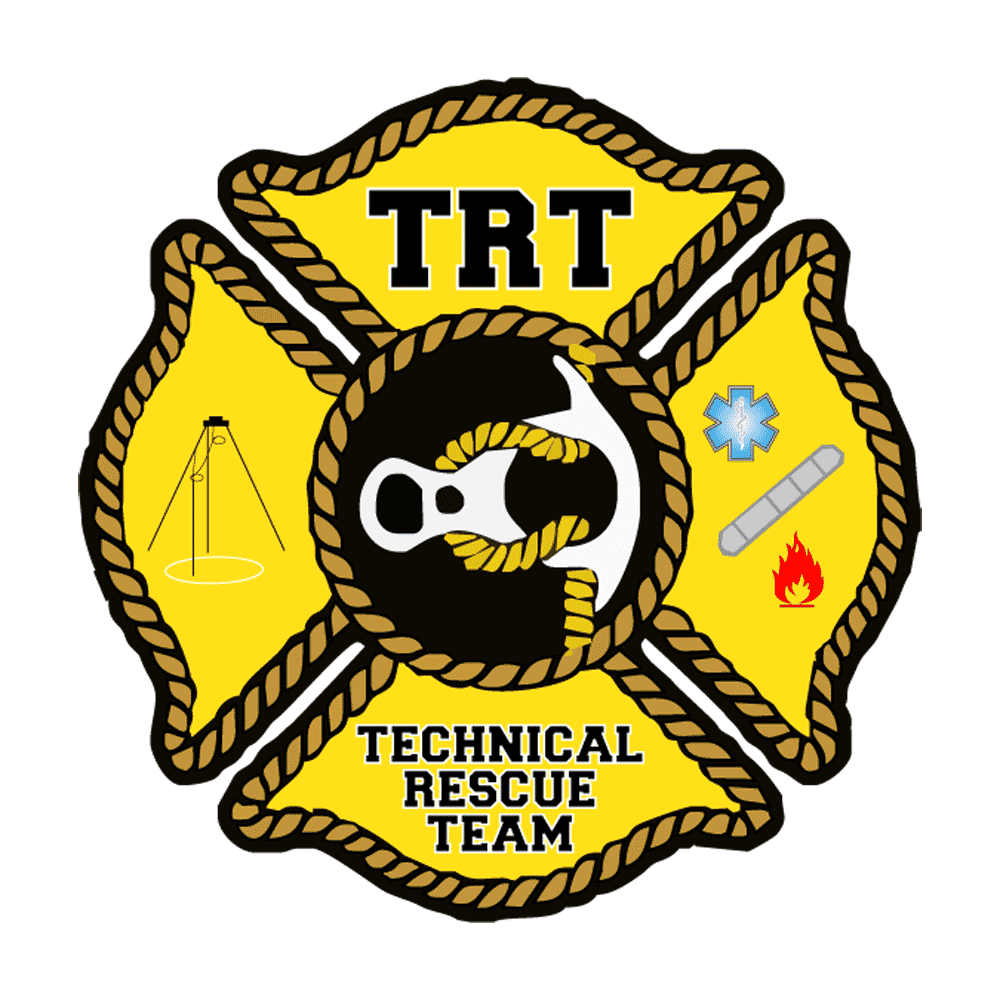 Trt Technical Rescue Team Label EMSE11017 Hard Hat / Helmet Labels