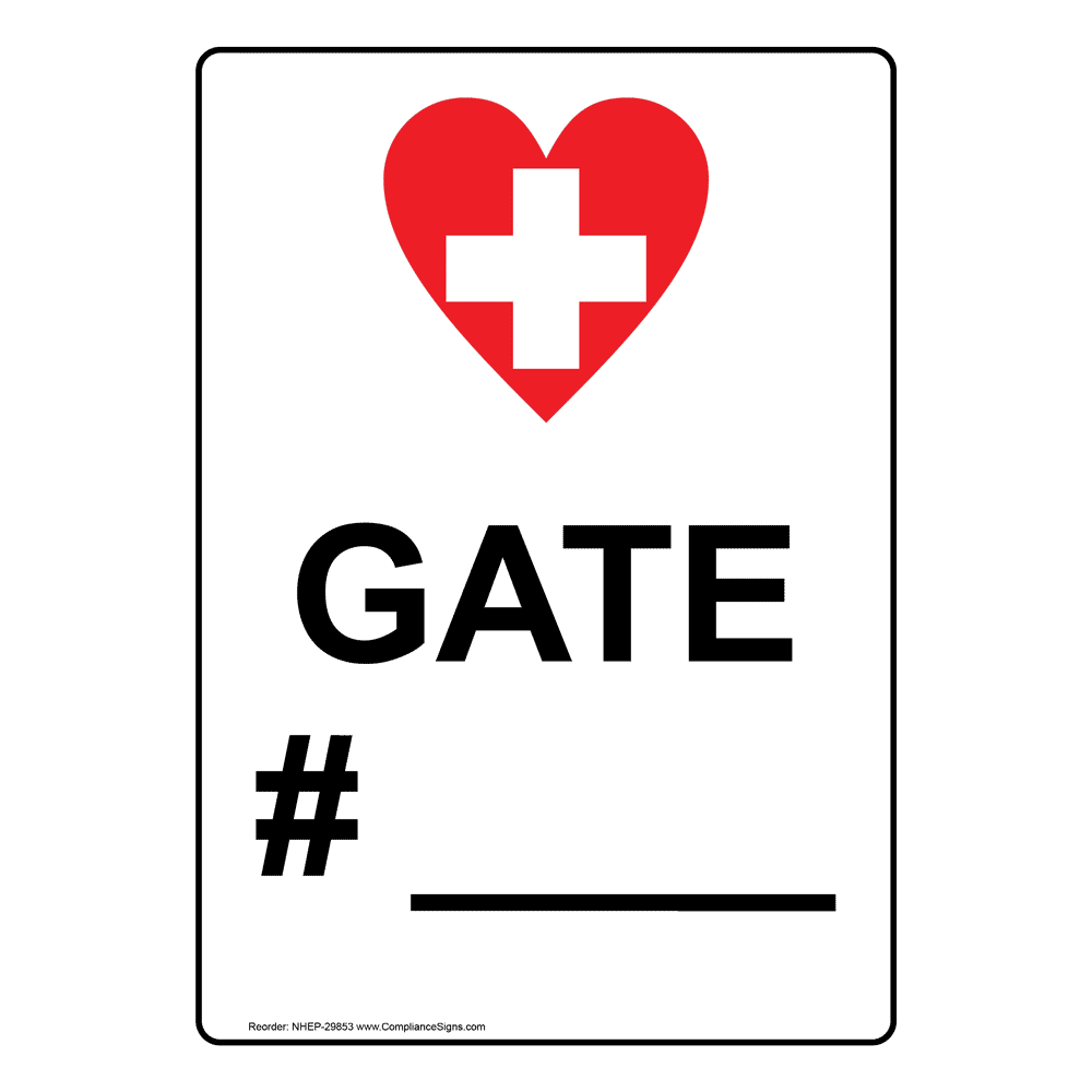 Portrait Please Keep Gate Closed Sign NHEP-29313