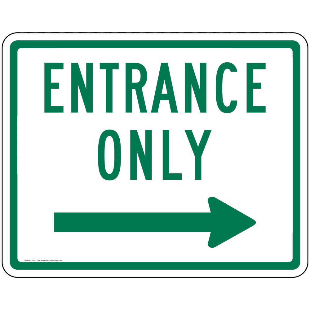 entrance-right-arrow-sign-pke-21500-enter-exit