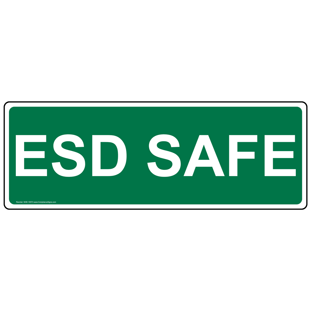 Esd Safe Label NHE18573 Process Hazards