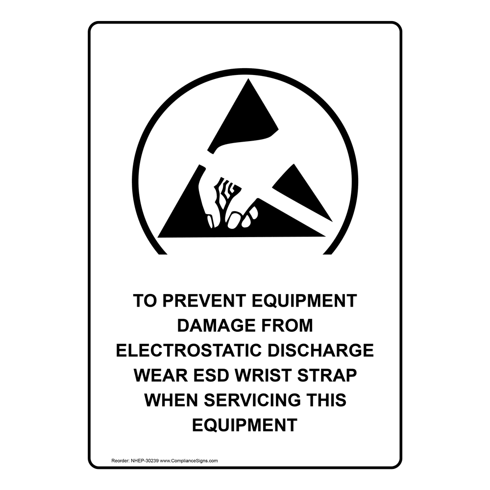 To Prevent Equipment Damage From Sign With Symbol NHE30239