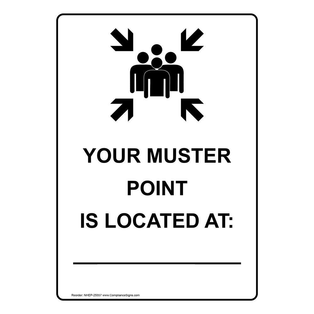 Muster Point Signage Sizes