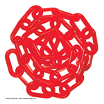 Red Plastic Chain CS871357