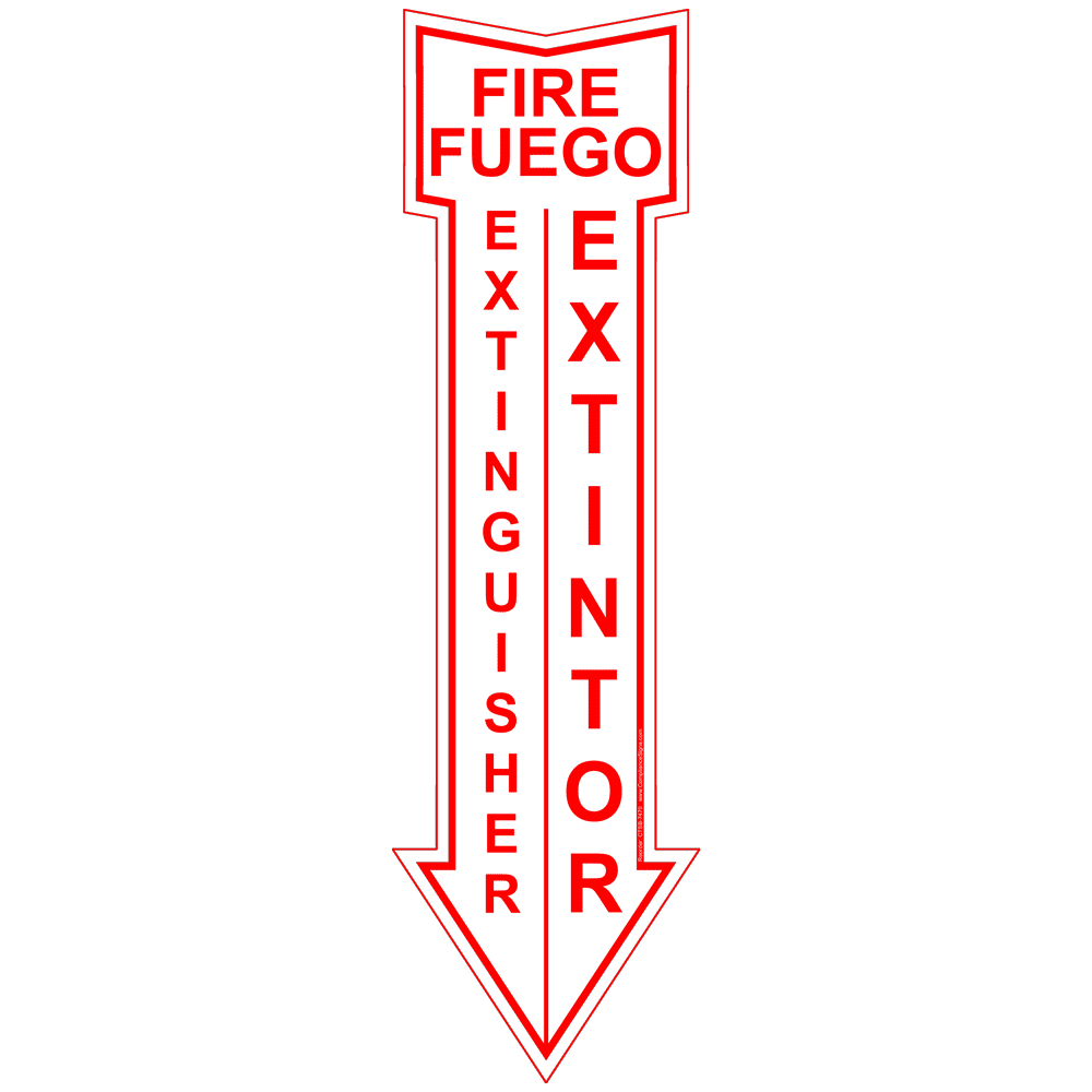 Portrait Fire Blanket Label CTSE7555_RED