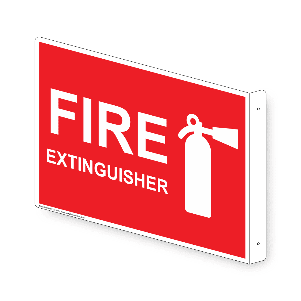 Fire Extinguisher Sign NHE7210Proj Fire Safety / Equipment