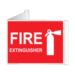 Fire Extinguisher Sign NHE-7210Tri Fire Safety / Equipment