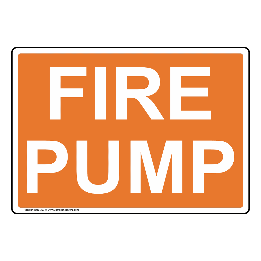 Fire Suppression System Manual Release Sign NHE-26928