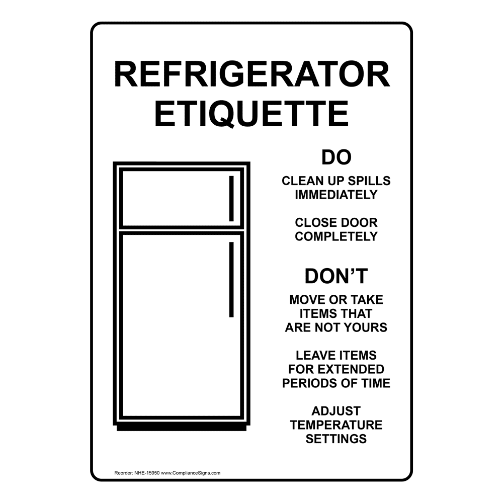 Office Refrigerator Signs office-refrigerator-signs