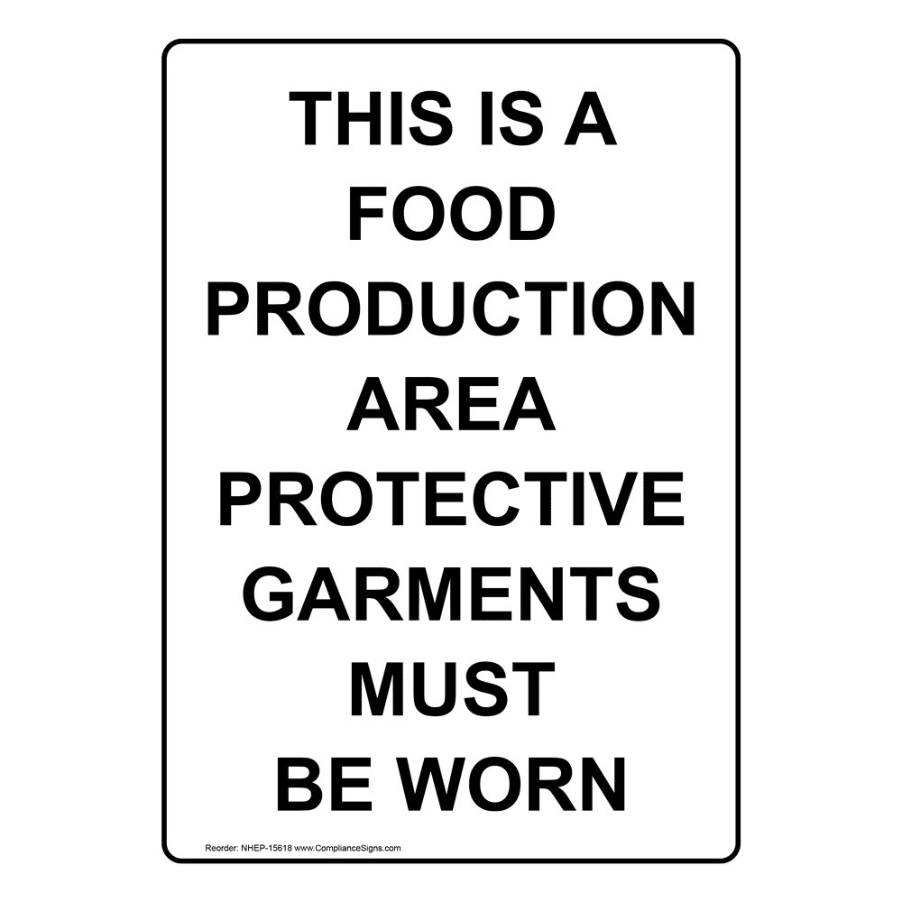 Portrait All Food Must Be Covered And Dated Sign NHEP15609