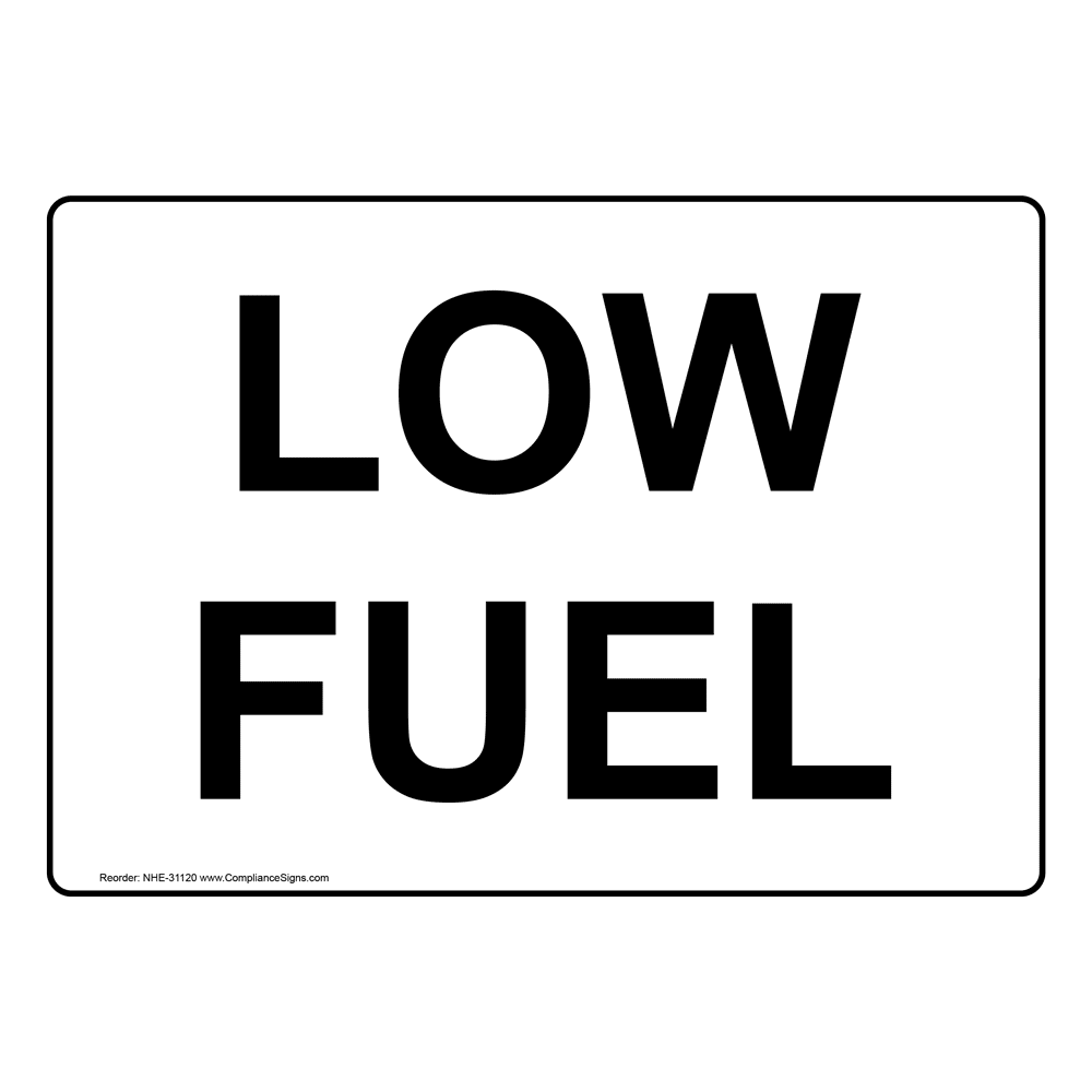 Fuel Sign Minimalis